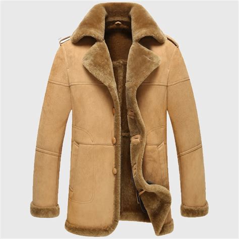 Camel/natural Shearling Coat 